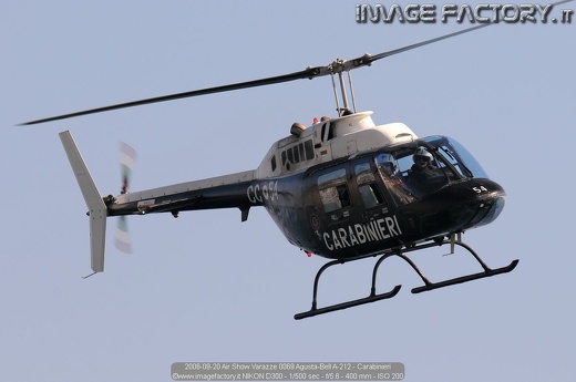 2008-09-20 Air Show Varazze 0069 Agusta-Bell A-212 - Carabinieri